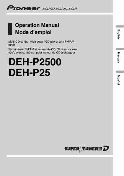 Pioneer CD Player DEH-P25-page_pdf